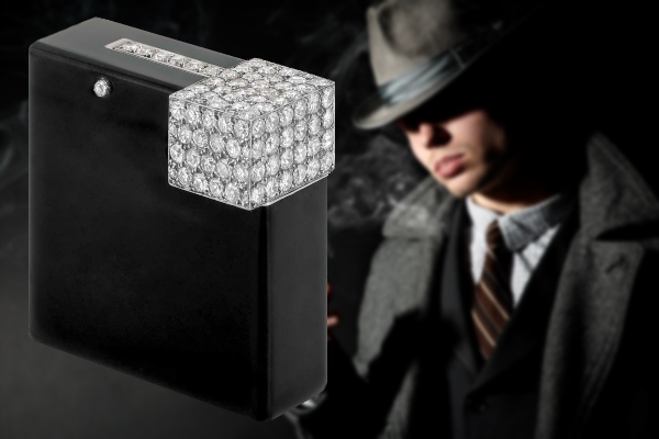 Cartier "Black Enamel and Diamond"