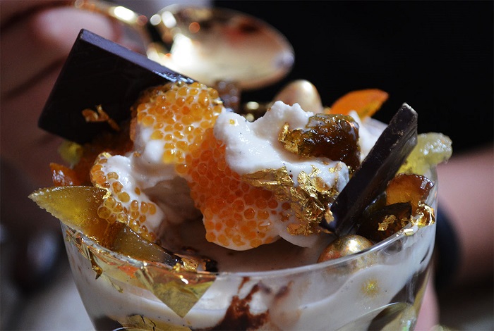 Grand Opulence Sundae – золотой пломбир со вкусом ванили